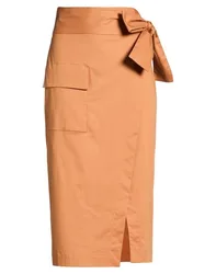 Falda midi Mujer Camel 36 Mujer