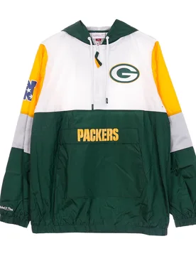 Giacca a Vento Infilabile Uomo Nfl Surprise Win Windbreaker Grepac Original Team Colors - Mitchell & Ness - FashionsVida
