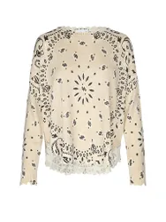 Maglione in cashmere beige XS