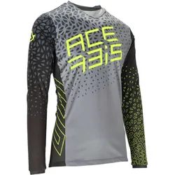 Maglia Moto Mtb Modello WINTERFELL Grigio Giallo taglia S