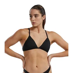 Durafast Elite Triangle Tieback Solid Bikini Top Black XS Women