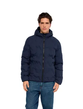 Veste Matelassée 21011896 Dark Blue L - Salsa Jeans - FashionsVida
