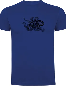 Maglietta A Maniche Corte Psychedelic Octopus - Kruskis - FashionsVida