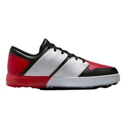 Golf Golfschuhe Unisex Jordan NU Retro 1 G, schwarz/weiß/rot 43