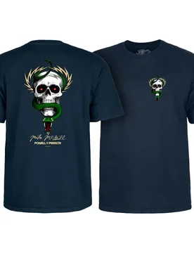 T-shirt à Manches Courtes Mcgill Skull & Snake 40th Navy M - Powell Peralta - FashionsVida