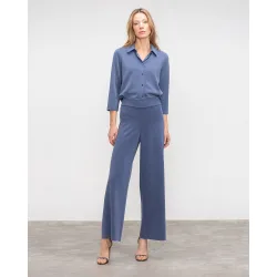 Pantalones anchos de mujer ancho tobillero