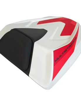 Codino Bianco-Rosso Monoposto Portaoggetti 5l Ducati Multistrada V4 rs 2024-2025 - Flamingo Corse - FashionsVida