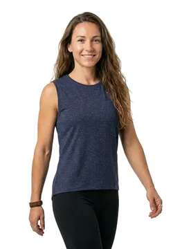 Maglietta Senza Maniche Crew Active 365 Linencool Eclipse Melange S - Odlo - FashionsVida