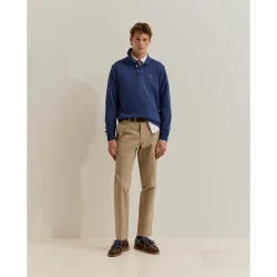 Pantalones chinos de hombre ajustados en algodón