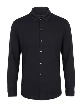 Hemd Herren Schwarz M Herren - Majestic - FashionsVida