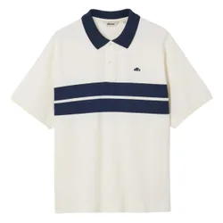 Mens Sbarri Polo Shirt (Off White) Cotton - Size X-Small