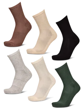 Crew 6 Pack Unisex - Calze Beige - Taglia 43 - 46 - Algodón 43 - 46 - Foot Locker - FashionsVida