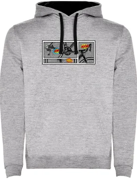 Sweat à Capuche Comic Two-colour - Kruskis - FashionsVida