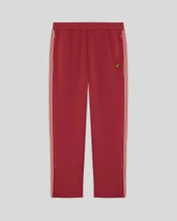 Men's Striped Taped Trackpant Garnet