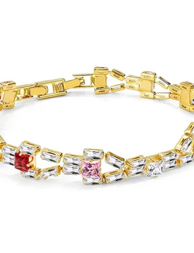 Apexelle Brand Luxury Jewelry Copper Bracelet Inlaid Zircon Tennis Bracelet Fashionable Versatile Accessories For Women Jewelry - Aliexpress - FashionsVida