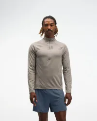 Men's SkyForm Half Zip in Pebble Grey Htr, Size XL