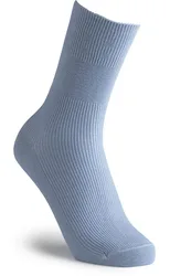 Extra Roomy Cotton‑rich Softhold® Seam‑free Socks - Denim - Size: M