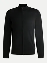 Black Strickjacke mit Zipper Balonso Schwarz S