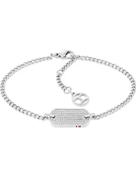 Womens 2780863 Ladies Bracelet - Silver - One Size - Tommy hilfiger - FashionsVida