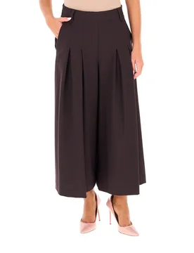 Pantalone a palazzo TESTA DI MORO L - Dixie - FashionsVida
