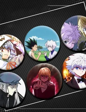 Anime Hunter X Hunter Badge Funny Comics Figure Gon Killua Leorio Enamel Pins Creative Brooch for Bag Clothes Hat Shirt Decor - Aliexpress - FashionsVida