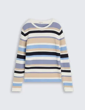 XXXL knit structure crewneck female - XXXL - FashionsVida
