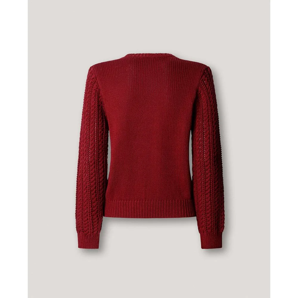 Jersey de mujer trenzado cuello redondo - Pepe Jeans - FashionsVida