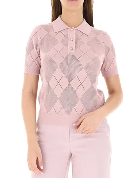 Guess Polo in maglia ROSA CHIARO S - Guess - FashionsVida