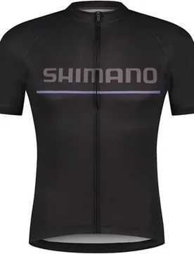 Logo ss jersey maillot manga corta hombre Negro (XL) - Shimano - FashionsVida