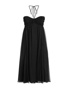 Vestido midi Mujer Negro L,M,S,XS Mujer - TWINSET - FashionsVida