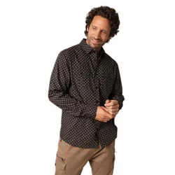 Camicia A Maniche Lunghe Lathi Black M
