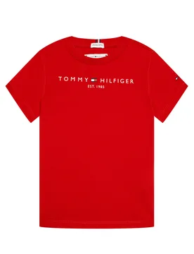 T-Shirt Essential KS0KS00210 Rot Regular Fit 16Y male - Tommy hilfiger - FashionsVida