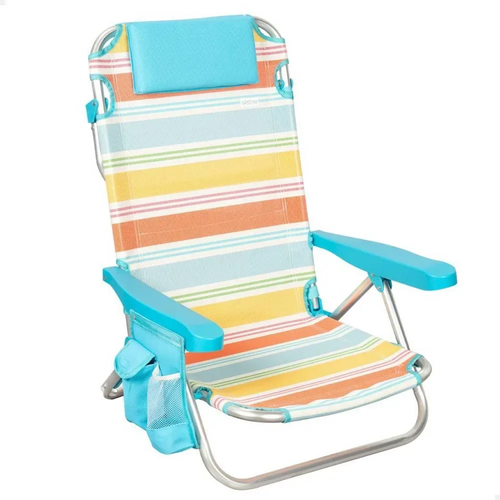 Sedia Da Spiaggia 6220 5 Positioncs 55x8x75 Cm - Aktive - FashionsVida