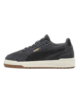 Sneakers grigio scuro in tessuto scamosciato con suola beige Shuffle Downtown SD 45 - Puma - FashionsVida