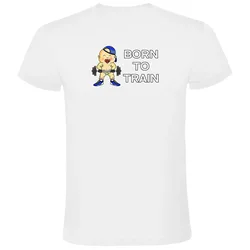 T-shirt à Manches Courtes Born To Train White 2XL