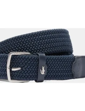Cinturón de tejido elástico de hombre - Lacoste - FashionsVida
