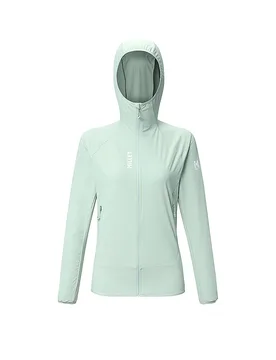 Chaqueta softshell para mujer Kamet XCS Light Hoodie verde XL - Millet - FashionsVida
