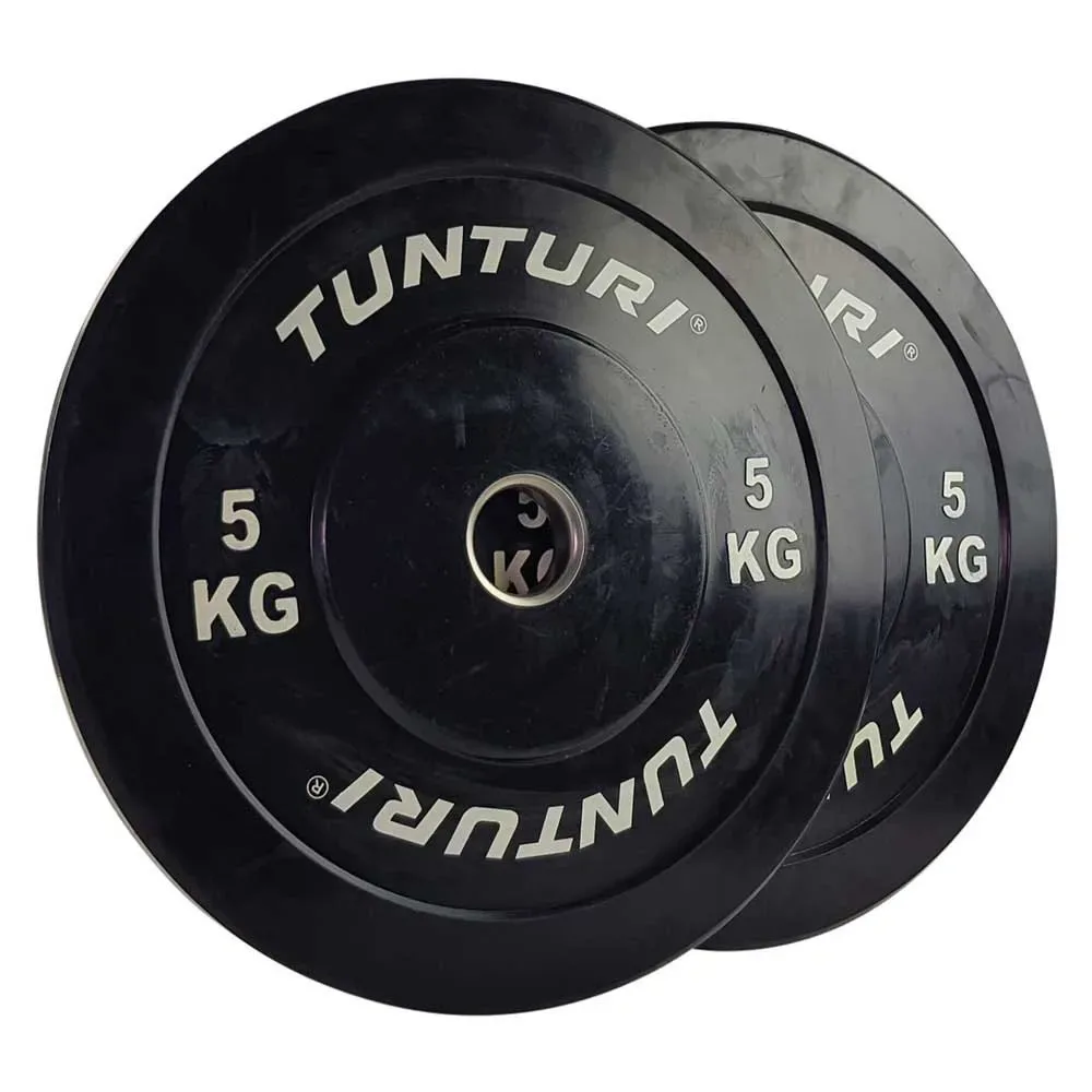 Disque De Poids 5kg Black One Size - Tunturi - FashionsVida