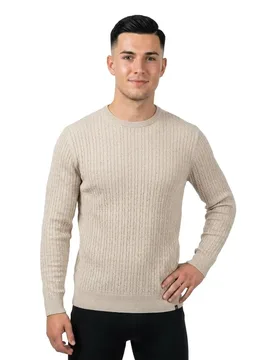 Pull Emil Oatmeal Melange L - Jack & jones - FashionsVida