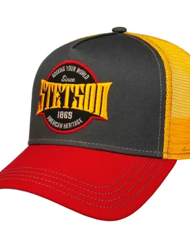 Rocking Your World Trucker Cap by - yellow - Size: One Size Small - Stetson - FashionsVida