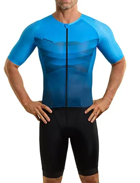 Trisuit A Maniche Corte Pro 3.0 Aegean - Synergy - FashionsVida