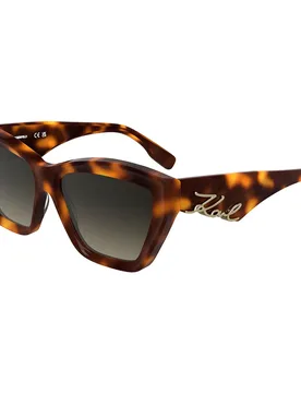 Karl Occhiali Da Sole Da Donna Kl6179s N Tortoise Light Brown/CAT3 - Lagerfeld - FashionsVida