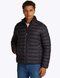 Packable Quilted Puffer Jacket Black male