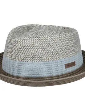 Paea Pork Pie Straw Hat by - grey - Herren - Size: L/XL (58-61 cm) - Chillouts - FashionsVida