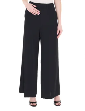 LINKS Pantalone wide leg NERO 48 - 2 LINKS - FashionsVida