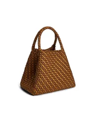 Borsa - Tote Bag STRIPE Medium cammello