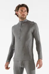Bodyfit Mens CarbonDri Zip Neck Base Layer