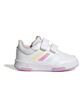 Sneakers Primi Passi Bianche con Dettagli Colorati Tensaur Sport 2.0 CF I 25 - Adidas - FashionsVida
