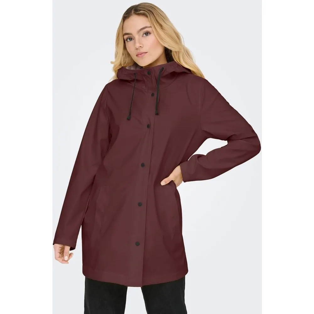 Chubasquero de mujer con capucha y cordón ajustable - Only - FashionsVida