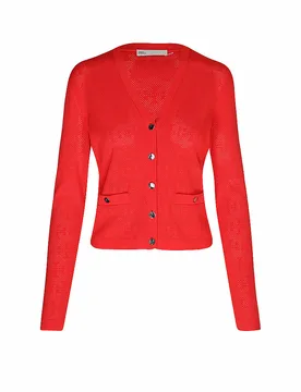 Tory Burch Cardigan rosso XS - Tory burch - FashionsVida